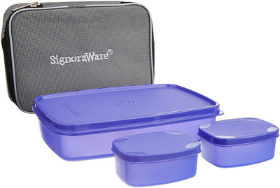 Signoraware 515 3 Containers Lunch Box(1050 ml)