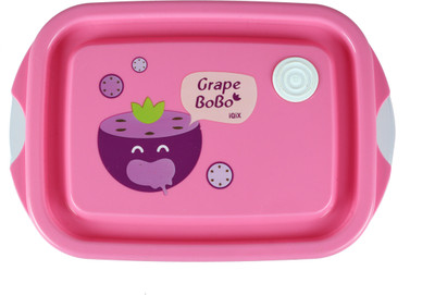 

FabSeasons LBX04pink 2 Containers Lunch Box(600 ml), Transparent