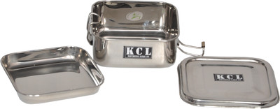 KCL Jupiter 1 Containers Lunch Box, Silver