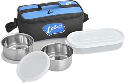 

Zanelux LB-022 3 Containers Lunch Box(750 ml), Multicolor