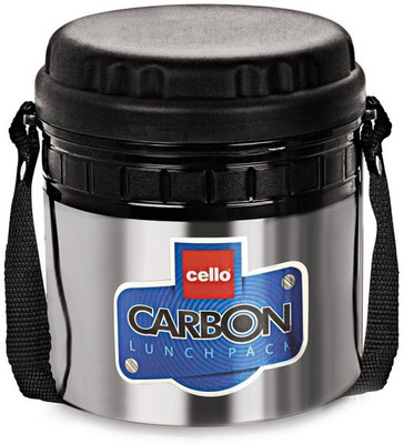 

Cello World Carbon2-Black 2 Containers Lunch Box(500 ml)