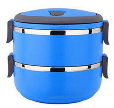 

Caryn Healthy Food 2 Containers Lunch Box(1400 ml), Blue
