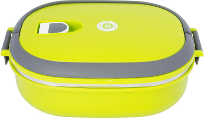

Homio Single Layer Oval 1 Containers Lunch Box(900 ml), Green