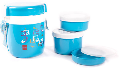 

Cello 134641 3 Containers Lunch Box(650 ml), Blue