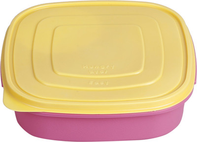 

Brecken Paul Chutney Box wih Spoon and Fork 2 Containers Lunch Box(500 ml), Pink