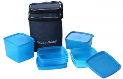 

Signoraware Director Special Blue (Big-2050ml) 4 Containers Lunch Box(2050 ml)