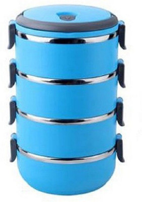 

TANISI Easy Lock 4 Layer 4 Containers Lunch Box(2600 ml), Blue
