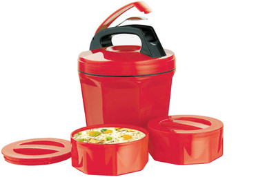

Giftwell Octomeal 2 Containers Lunch Box(550 ml), Multicolor