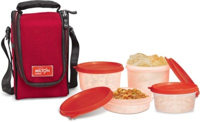 MILTON Full Meal 4 Containers Lunch Box(400 ml)