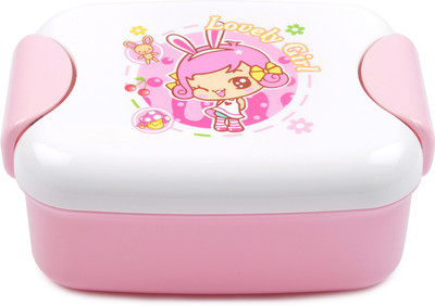 

Toddler T-LunchBox 1 Containers Lunch Box(400 ml), Pink;white