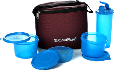 Signoraware 521 Combo Executive (Medium) 4 Containers Lunch Box(1580 ml)