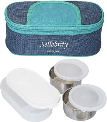 Sellebrity Mercury 2 Containers Lunch Box 650 ml