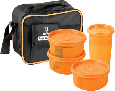 

Joyo Fresher Ware Smart 4 Containers Lunch Box(450 ml), Orange