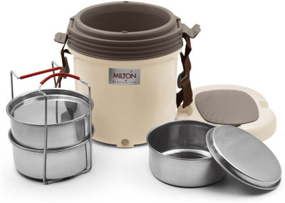

Milton Electron 3 Containers Lunch Box, Brown
