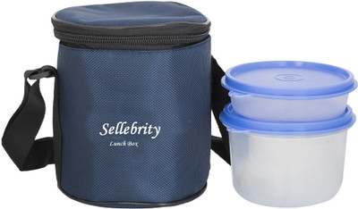 

Sellebrity Blue Perfect 2 Containers Lunch Box(650 ml)