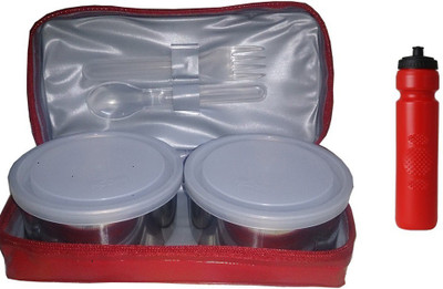 

Milton mini - sipper 2 Containers Lunch Box(750 ml), Red