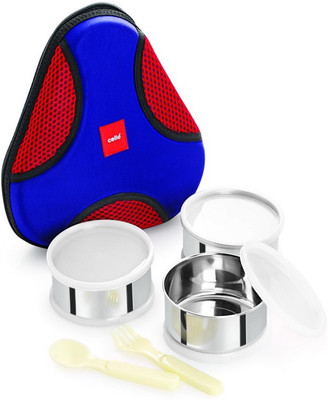 Cello World Planet3-Blue 3 Containers Lunch Box(750 ml)