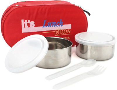 

Milton Circular 2 Containers Lunch Box, Red
