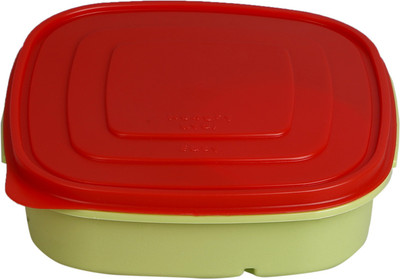 

Brecken Paul Chutney Box wih Spoon and Fork 2 Containers Lunch Box(500 ml), Green