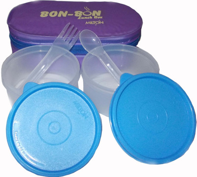 

Milton Milton Bon Bon 2 Containers Lunch Box(400 ml), Blue