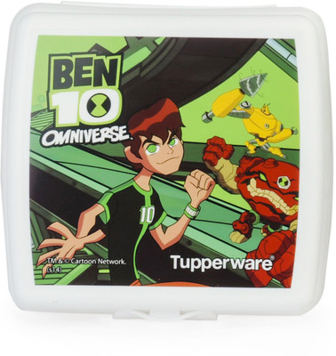 

Tupperware Ben 10 1 Containers Lunch Box(300 ml), Multicolor