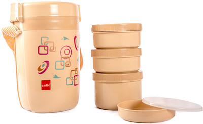 

Cello 134626 4 Containers Lunch Box(900 ml), Beige