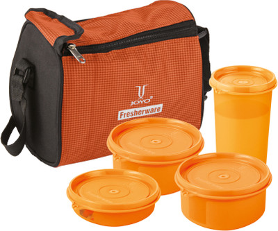 

Joyo Bento 4 Containers Lunch Box(450 ml), Orange