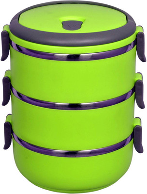 

Ramco LBG321 3 Containers Lunch Box(2100 ml), Green