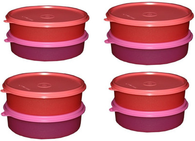 

Tupperware Large Handy Bowl 8 Containers Lunch Box(500 ml), Pink;red