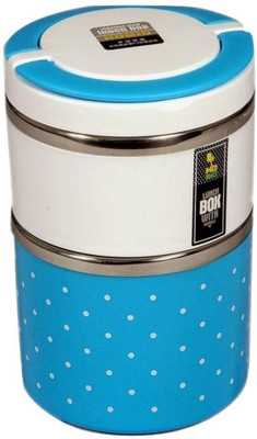 

Chrome Easy Carry 8504 2 Containers Lunch Box(930 ml), Blue