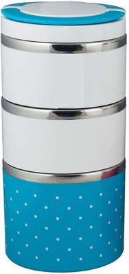 

BeHome SSLB-021 C 3 Containers Lunch Box(1230 ml), Blue