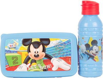 

Disney Micky Mouse Set 2 Containers Lunch Box(500 ml), Blue