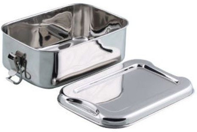 

Mayur exports 1 tier Lunch Box 1 Containers Lunch Box(350 ml), Silver