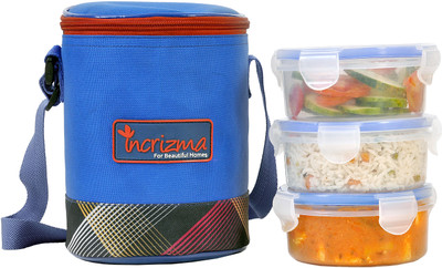 

Incrizma 3131BLU 3 Containers Lunch Box(1200 ml), Blue