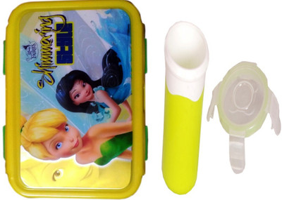 

SBM FAIRIES 2 Containers Lunch Box(750 ml), Yellow