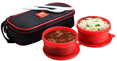 

Cello SUPER LUNCH 2 2 Containers Lunch Box(750 ml), Red