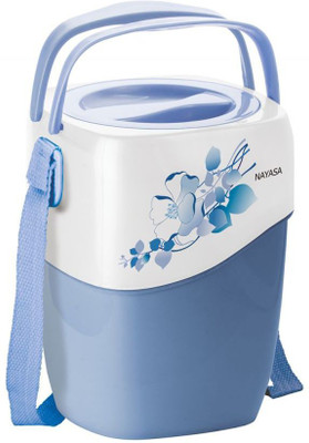 

Nayasa ZETA 3 3 Containers Lunch Box(750 ml), Light blue