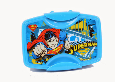 

DC Comics PLC- 3873 1 Containers Lunch Box(520 ml), Blue