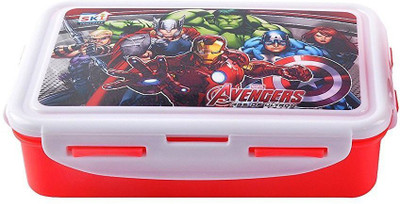

SKI LOCK N SEAL 800 ML AVENGERS 2 Containers Lunch Box(800 ml), Red;white