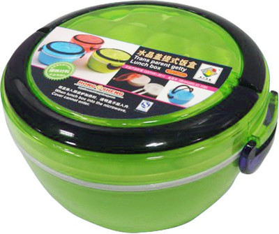 

Blossoms H345 1 Containers Lunch Box(400 ml), Green
