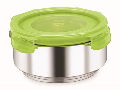 

Nano Nine Fruit & Salad Stainless Steel Double Wall Insulated 1 Containers Lunch Box(575 ml), Silver