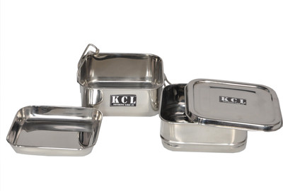 

KCL Earth 2 Containers Lunch Box, Silver