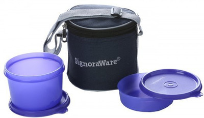 

Signoraware Executive Violet (Small-630ml) 2 Containers Lunch Box(630 ml)