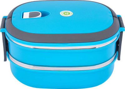

Homio (Blue) Oval 2 Containers Lunch Box(1480 ml)