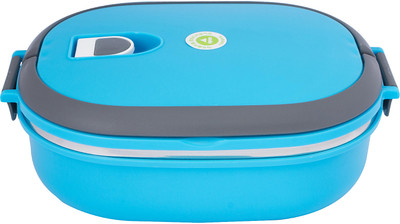 

Homio Single Layer Oval 1 Containers Lunch Box(900 ml), Blue