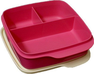 

Tupperware Fun Meal Box 1 Containers Lunch Box(550 ml), Pink