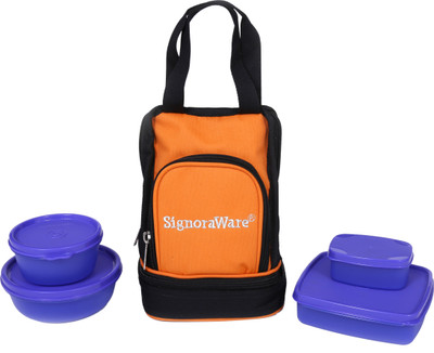 Signoraware Carry Lunch Box with Bag 4 Containers Lunch Box(950 ml)