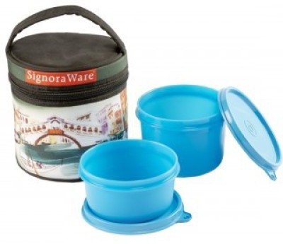 

Signoraware Venice Executive - Blue (GenX -760ml) 2 Containers Lunch Box(760 ml)