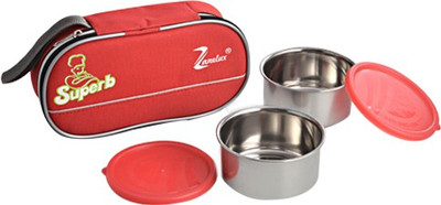 

Zanelux LB-016 2 Containers Lunch Box(500 ml), Multicolor