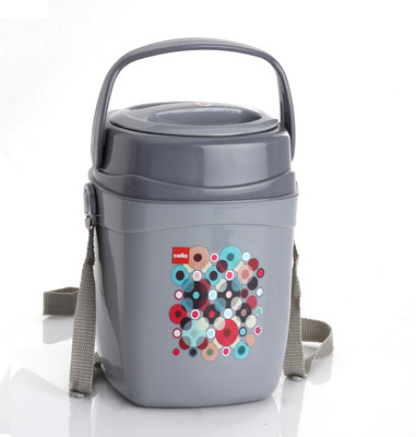 

Cello 134824 4 Containers Lunch Box(900 ml), Grey